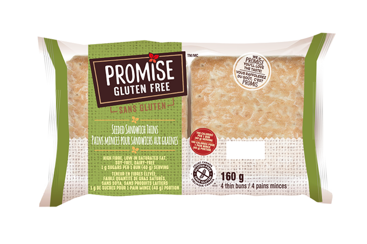 Pains minces pour sandwichs aux graines